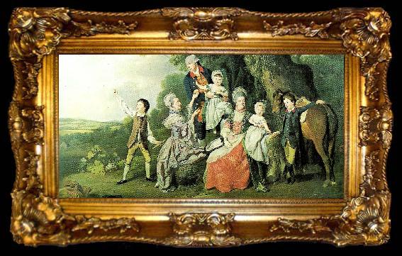 framed  ZOFFANY  Johann the bradshaw family, c., ta009-2